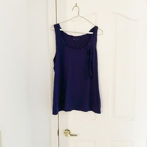 GAP Navy Blue Tank Top With Bow Detail